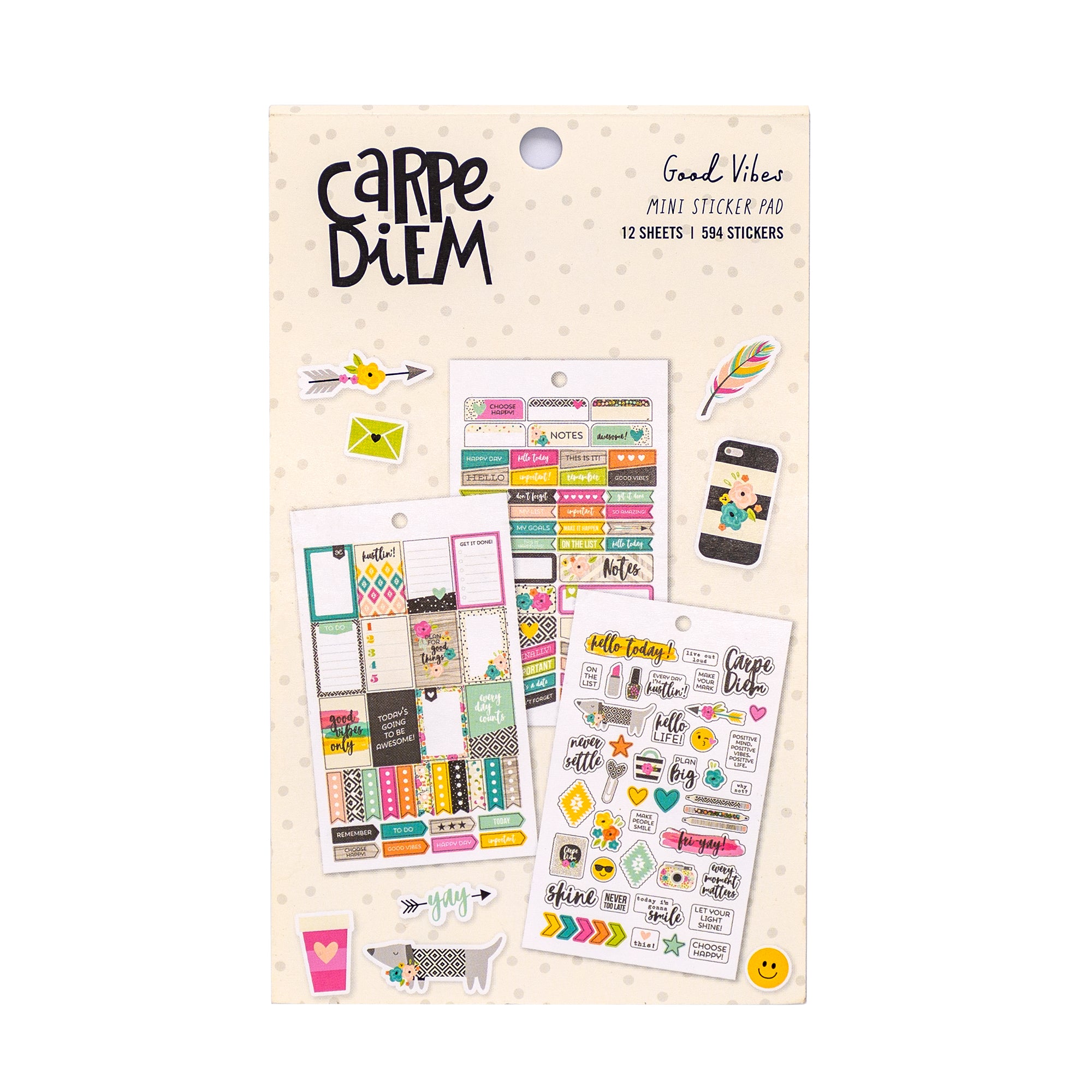 Tiny Sticker Pad | Rongrong | Pastel | Happy Planner