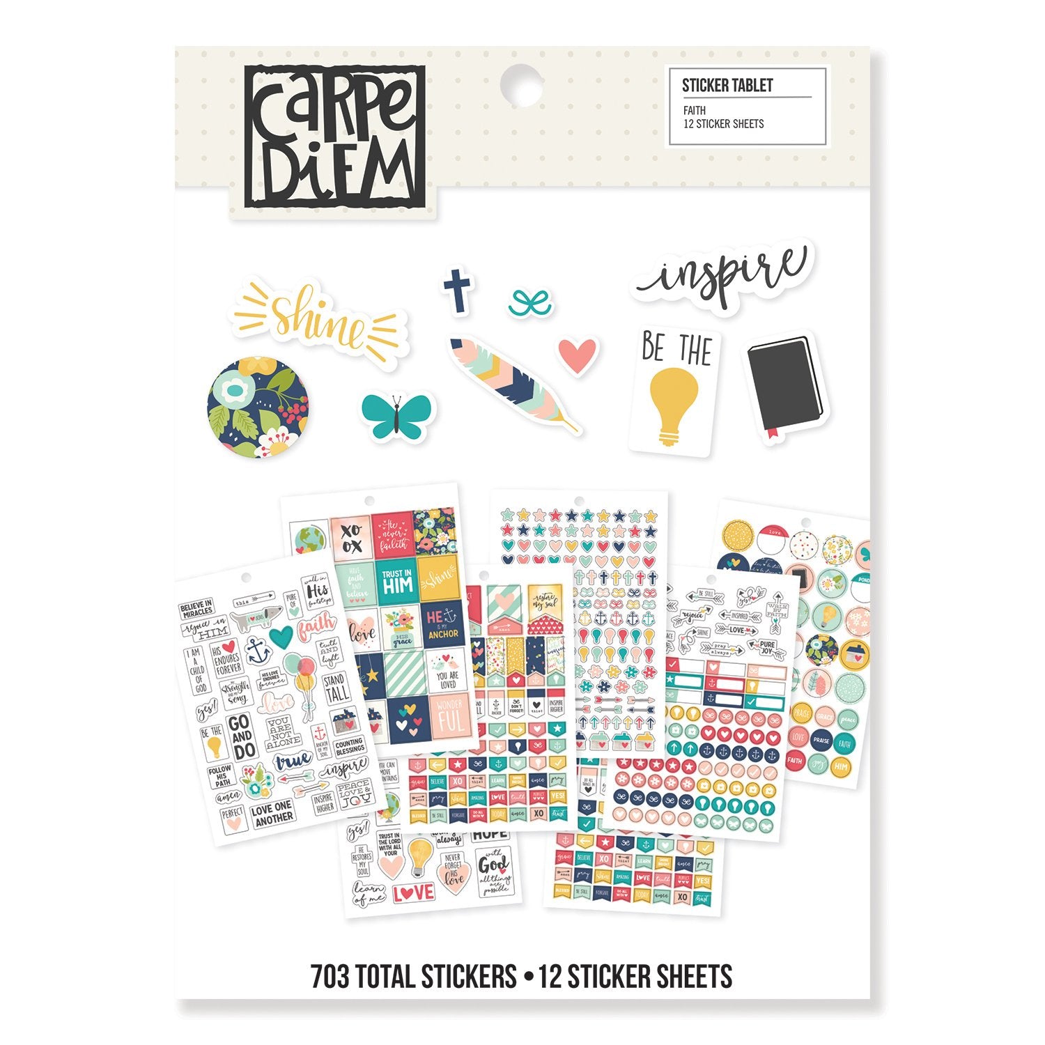 Carpe Diem Planner Sticker Tablets