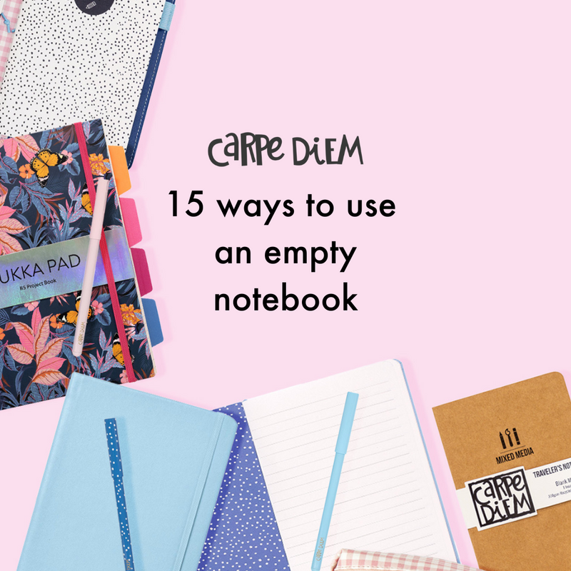 15 ways to use your empty notebook!