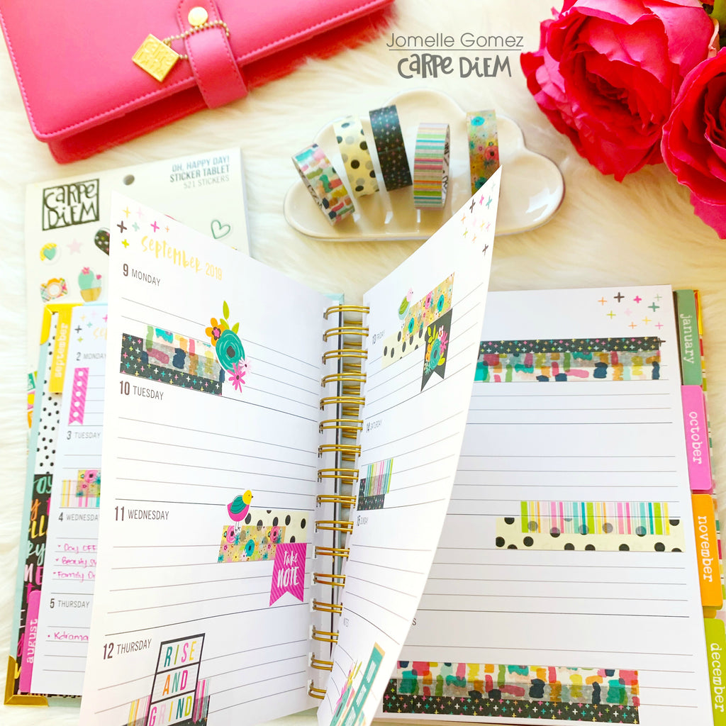 Simple Stories Carpe Diem Planner 2019 Oh HappyDay