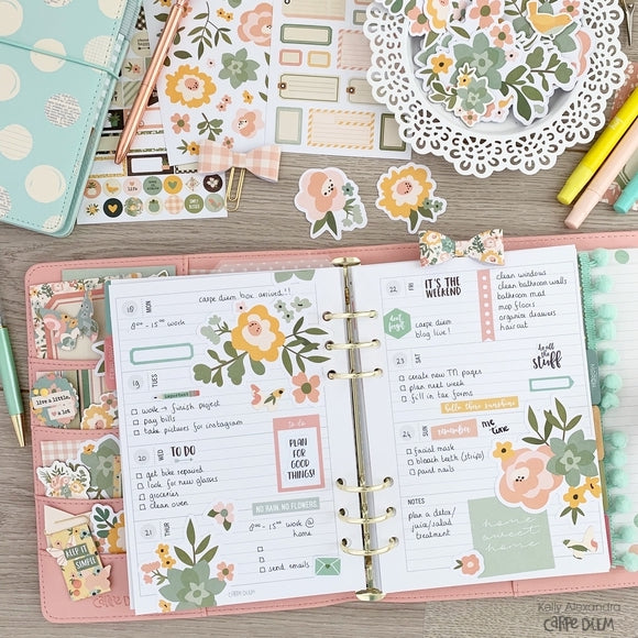 Springtime Paperclips and Weekly Spread