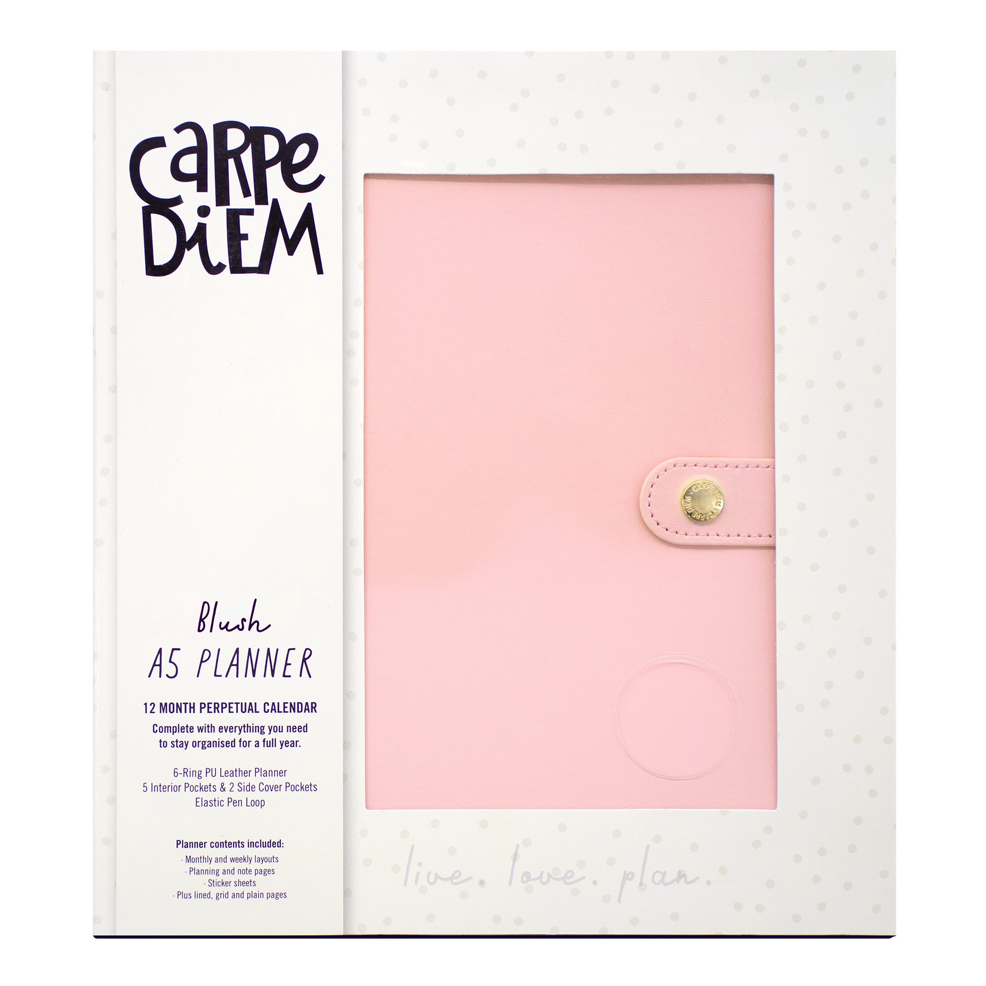 Carpe Diem - A5 Planner Bundle - Ballerina Pink - Undated