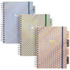 Haze 5-Subject Hardcover Notebook - Assorted pack of 3