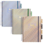 Haze 5-Subject Hardcover Notebook - Assorted pack of 3