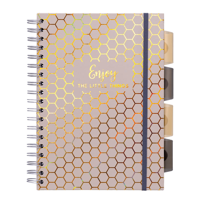 Haze 5-Subject Hardcover Notebook - Assorted pack of 3