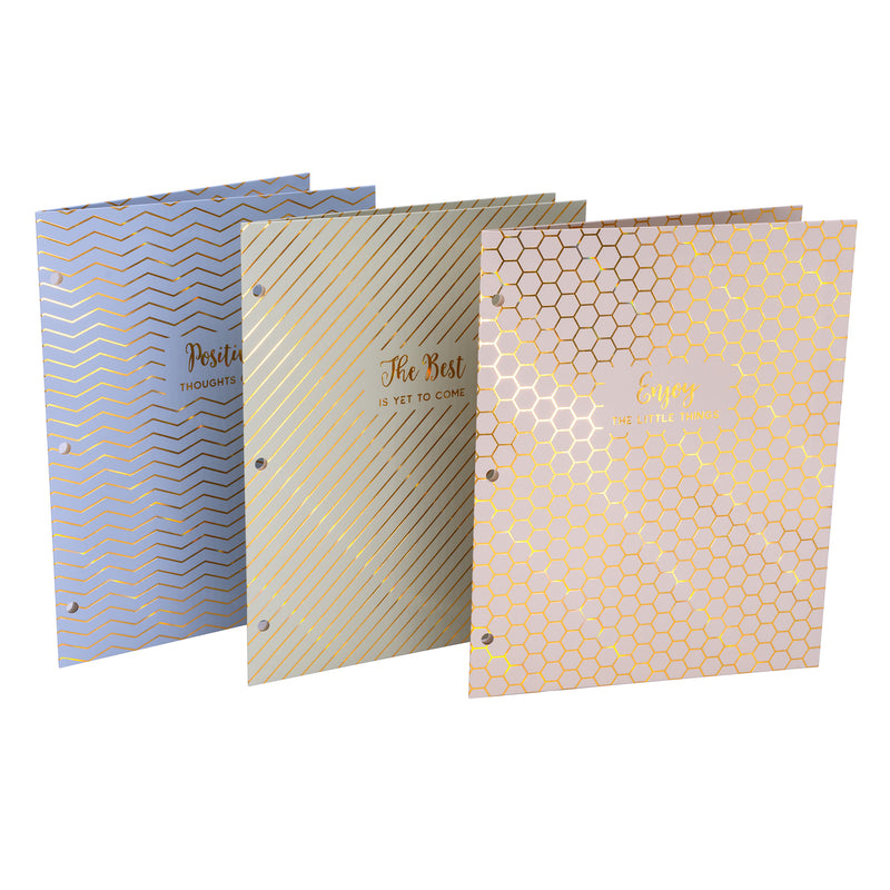 Haze 2-pocket Portfolio - Assorted Pack of 3