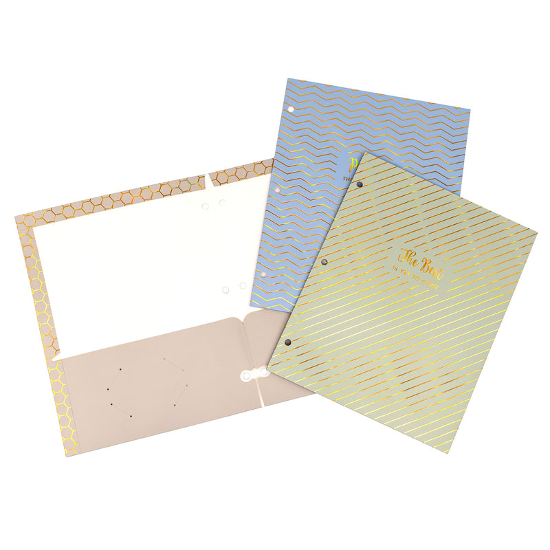 Haze 2-pocket Portfolio - Assorted Pack of 3