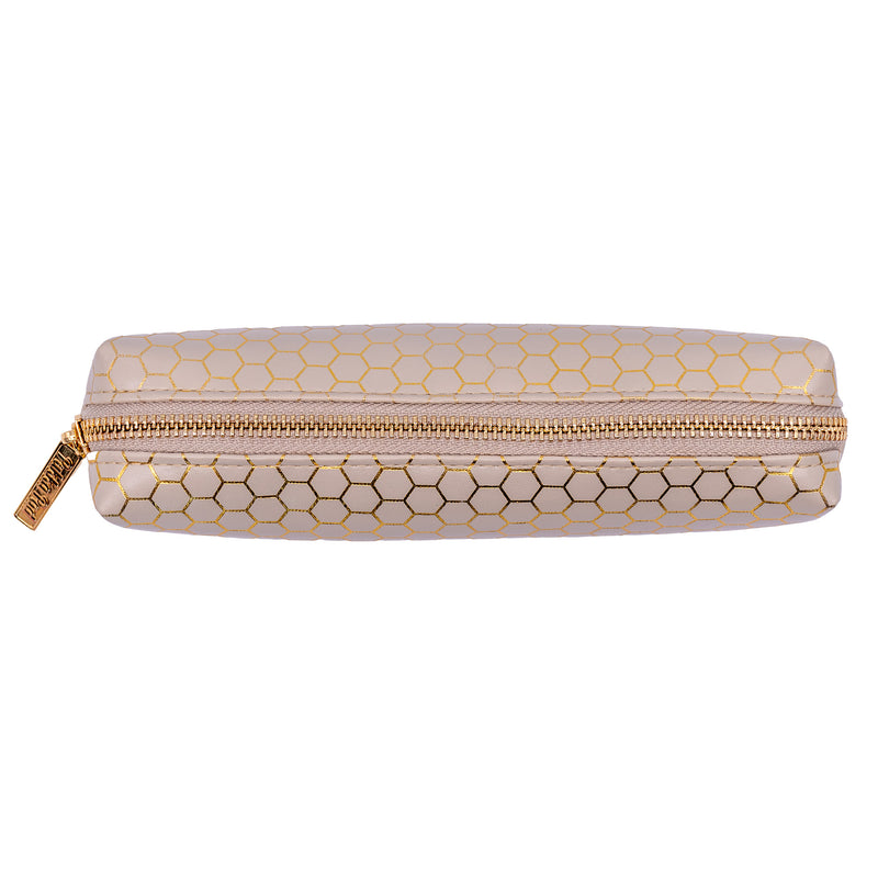 Haze Slim Pencil Case in Taupe