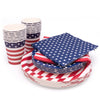 Pukka Party USA Flag Tableware Set