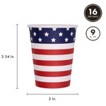 Pukka Party USA Flag Tableware Set