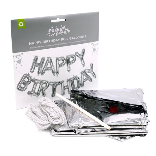 Pukka Party Happy Birthday Foil Balloons