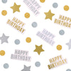 Pukka Party Metallic Birthday Confetti, Pack 3