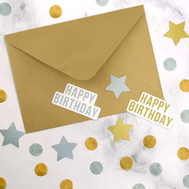 Pukka Party Metallic Birthday Confetti, Pack 3