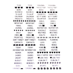 Clear Planner Label Stickers