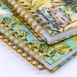 Carpe Diem x La Papelaria, Hard Cover Spiral Notebook in Tropical Print