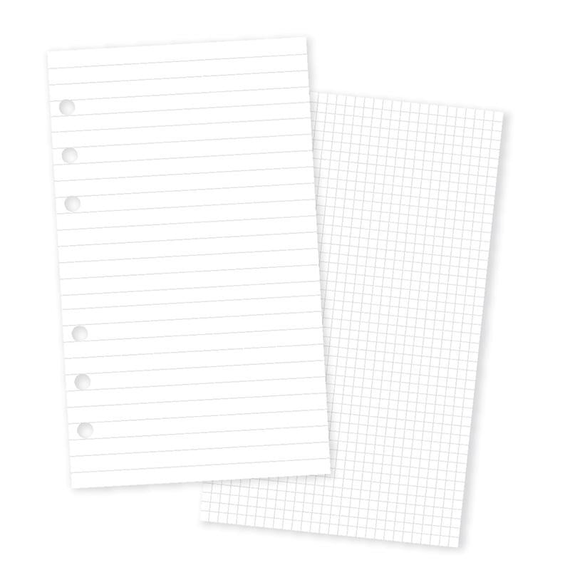 personal planner basic lined and grid inserts