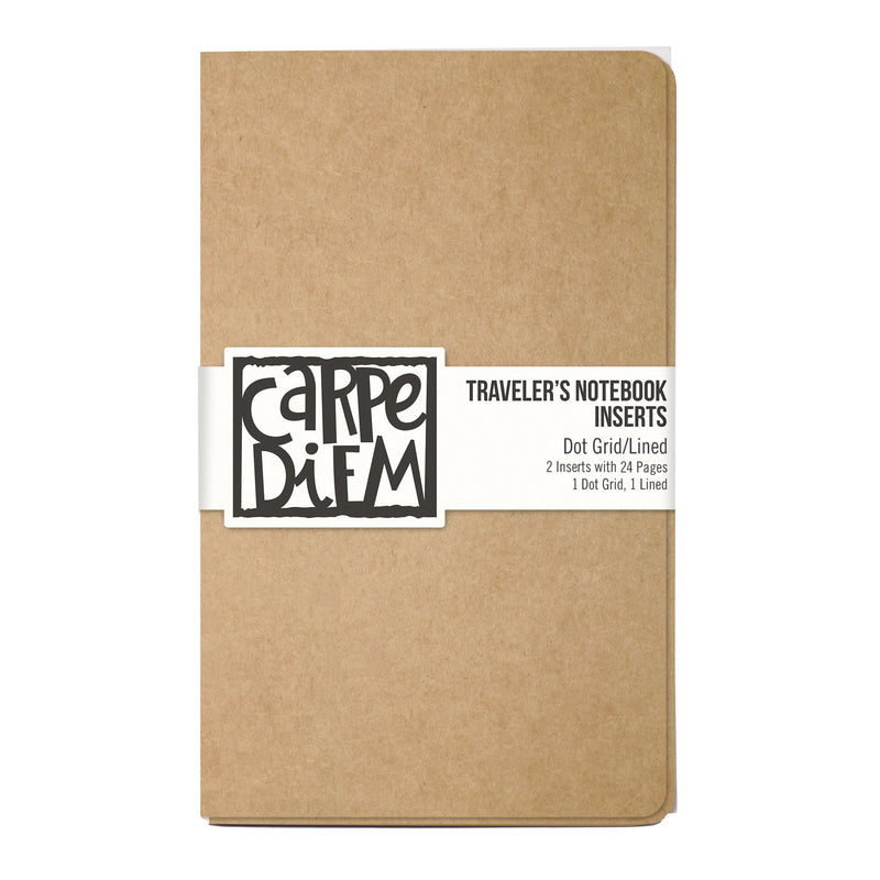 Dot Grid/Lined Traveler's Notebook Inserts - Carpe Diem Planners