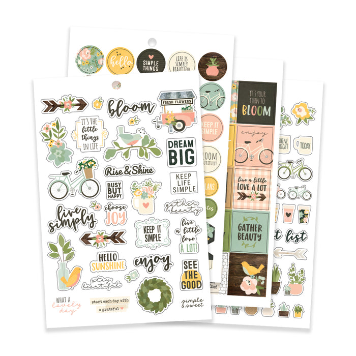 carpe diem Live Simply A5 Sticker Tablet