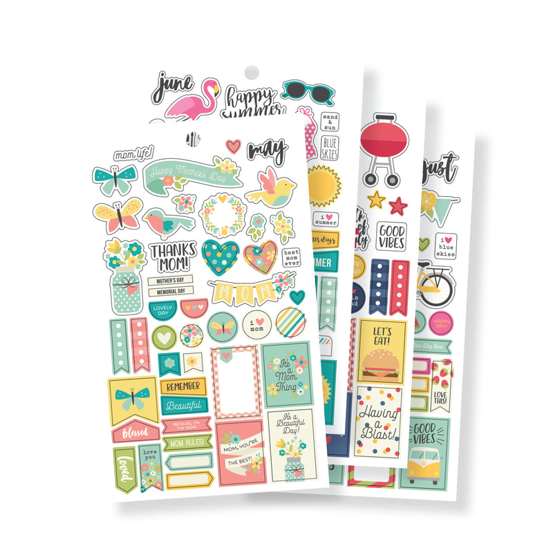 Sky Island Washi Sticker Book  Sticker book, Planner stickers