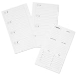 Horizontal Format Weekly Personal Planner Inserts