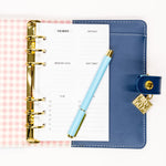 Horizontal Format Weekly Personal Planner Inserts