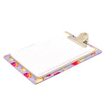 Floral clipboard with pad 