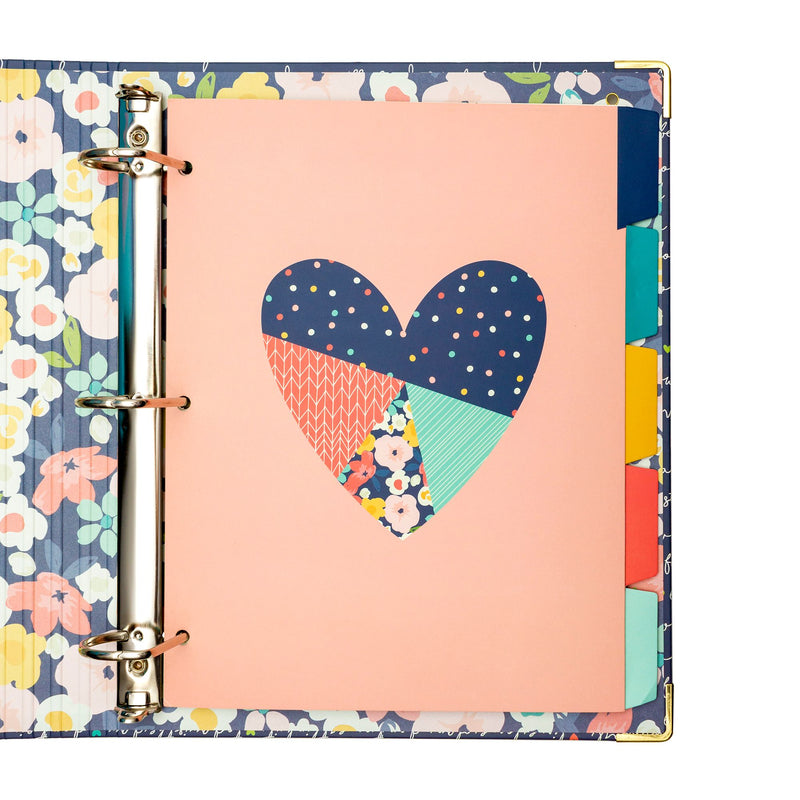 Floral Love 5-Subject Reversible Dividers