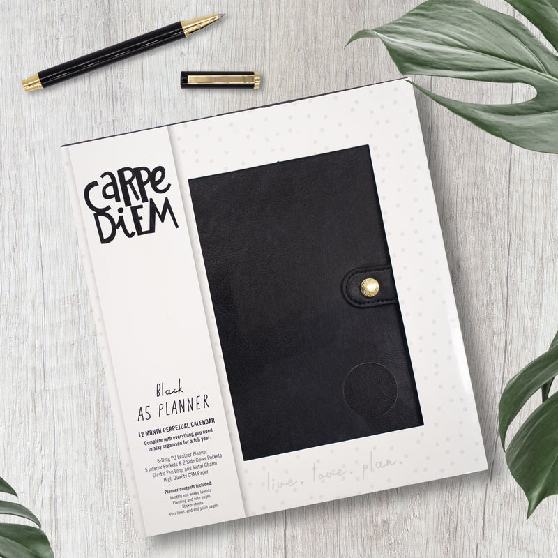 Carpe Diem Limited Edition Black A5 Boxed Set Planner – Carpe Diem Planners