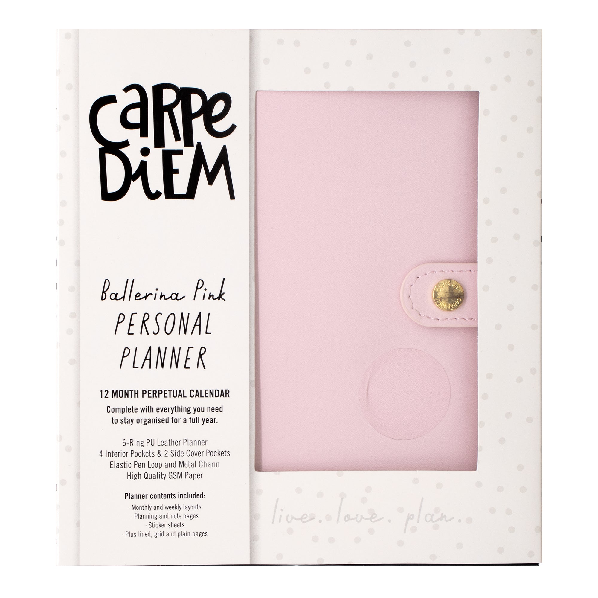 Personal Carpe Diem planner heart - Project Idea 