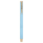 Sky blue metal gel pen