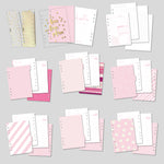 Inserts included in ditsy floral A5 planner box set 