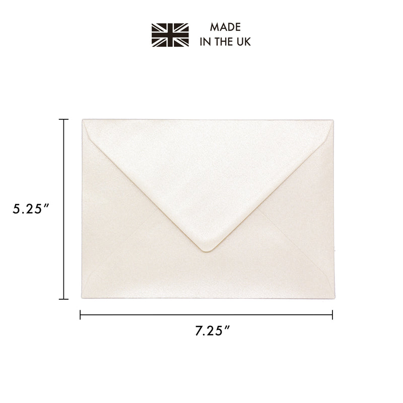 Fresh White A7 Envelopes - Pack of 25