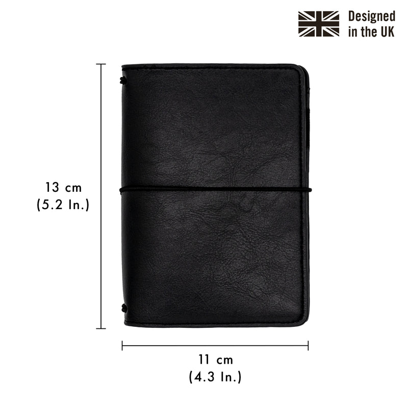 Carpe Diem Black A6 Notebook and Passport Holder – Carpe Diem Planners