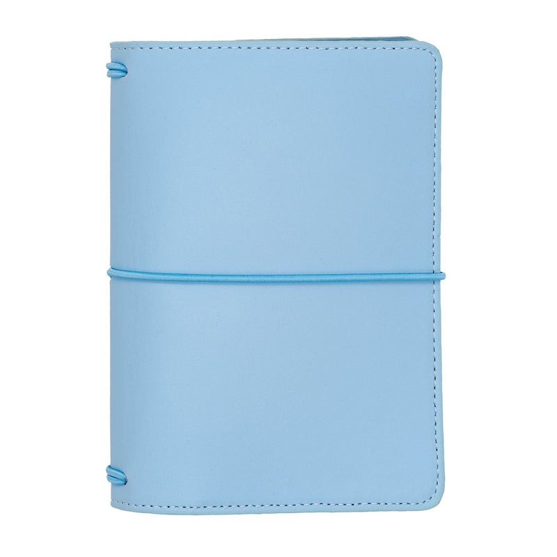 Sky Blue A6 Notebook and Passport Holder