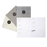 Monochrome A6 4 Pack Notebooks