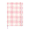 Carpe Diem pink check soft cover journal 