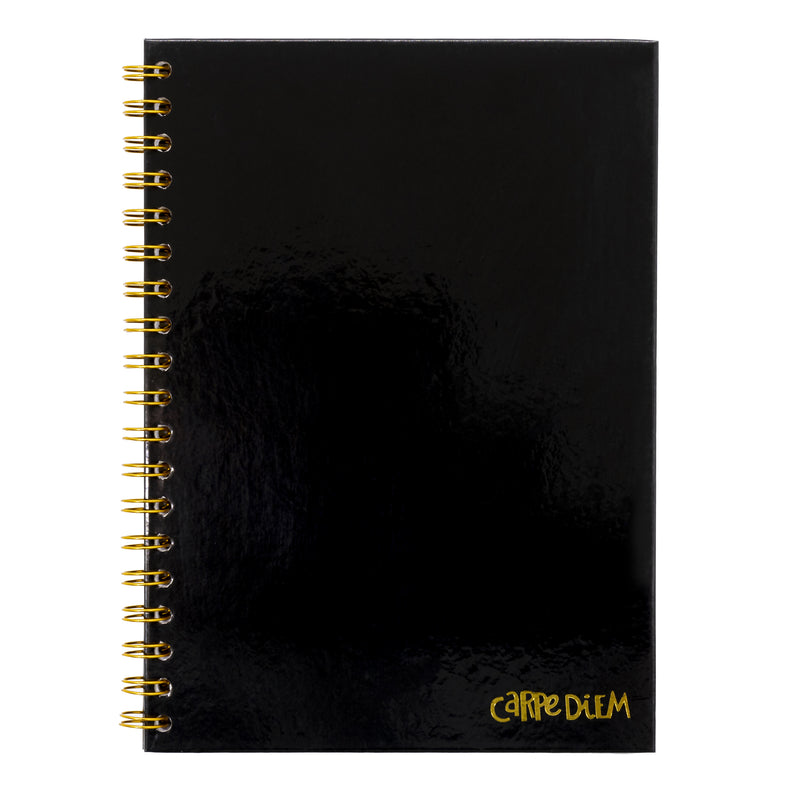 Black B5 hardcover notebook