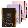 Rochelle & Jess 5-subject hardcover notebook - Pack of 3 assorted colours