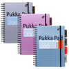 Metallic Executive 5-subject hardcover notebook - Pack of 3 assorted colours