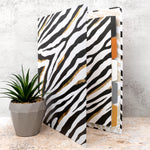 Wild Zebra Print Rollbound Binder Preloaded 3-Ring