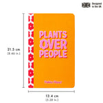 Pukka Planet Soft Cover Notebook "Plants Over People"