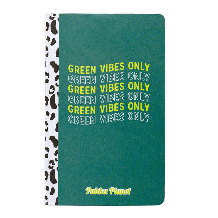 carpe diem Pukka Planet Soft Cover Notebook "Green Vibes Only"