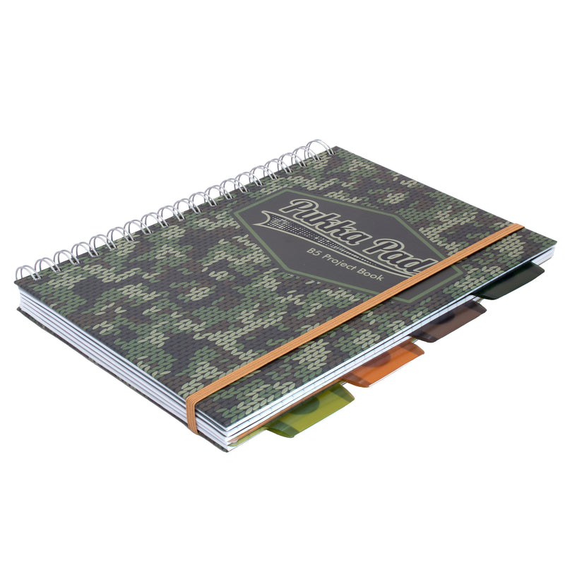Camo Knit B5 5-subject hardcover notebook
