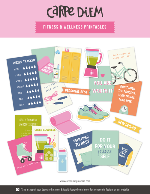 PDF Printables For A5, personal and traveler notebooks | Carpe Diem ...