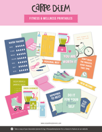 Digital Printables Bundle- Home, Faith, Fitness & Wellness and Recipe