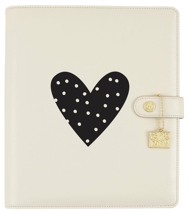 Small Heart Black Planner Decal