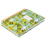Carpe Diem x La Papelaria, Hard Cover Spiral Notebook in Tropical Print